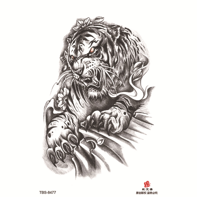 Pegatinas de tatuaje impermeables de brazo completo pequeño, símbolo de tótem, pegatinas de brazo pequeño, conjunto de ensamblaje al por mayor, suministro transfronterizo