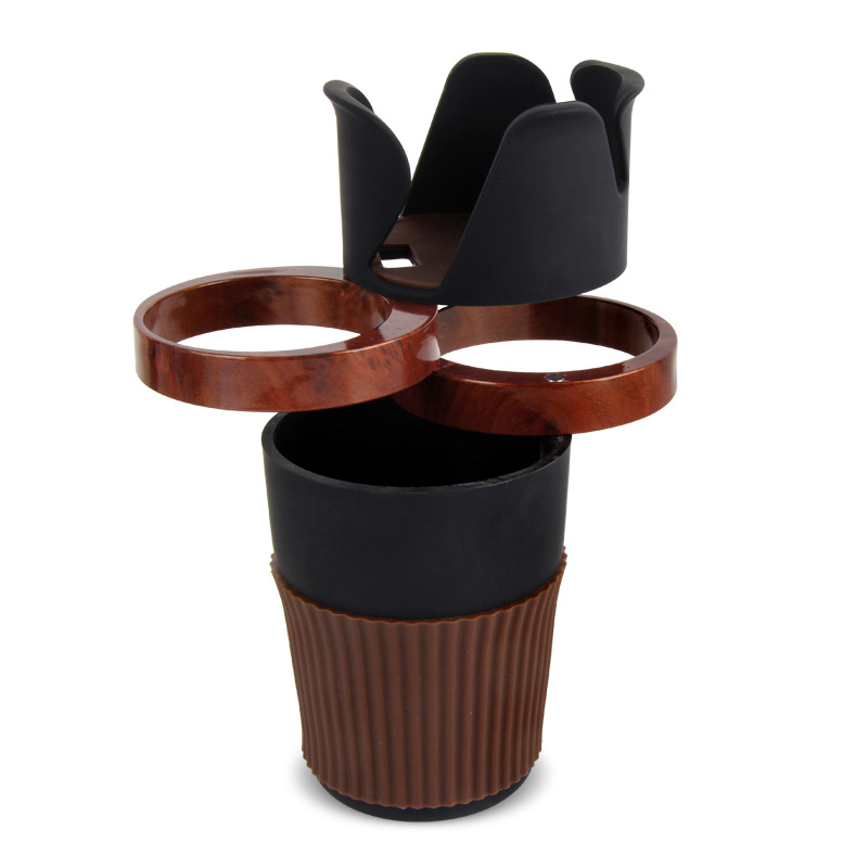 Vehicle Multi-function Car ABS Rotating Water Cup Holder Car Beverage Holder Water Cup Storage Rack Car Center Console