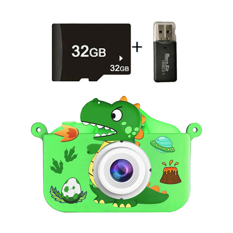 Cámara digital infantil HD de doble lente, diseño de dibujos animados, grabación de video, regalo para vacaciones