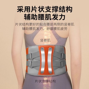 Rechargeable Waist Massager Belt Vibration Hot Compress Physiotherapy Waist Warm Waist Automatic Massager Gift Gift