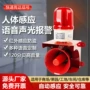 感应播报旋转红外线报警器