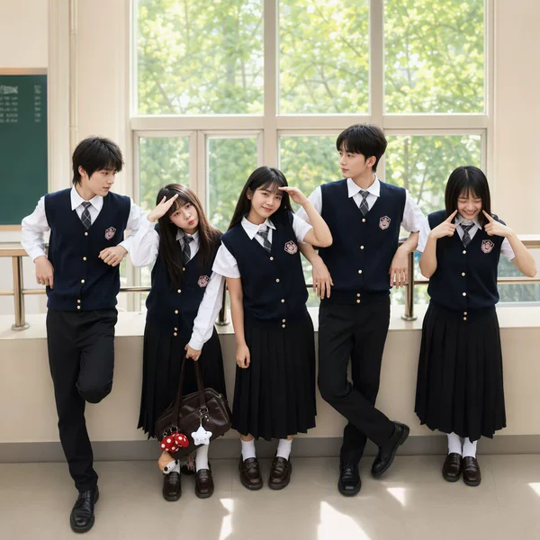 Chorus Recital Performance Uniforms, Class Uniforms, Autumn College Style Graduation Sports Uniforms, School Uniform Sets, Class Uniforms, Wholesale in Stock
