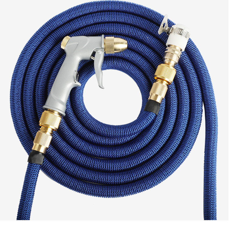 High-pressure car wash water gun, household water gun, retractable hose, car brush, nozzle, flower watering set