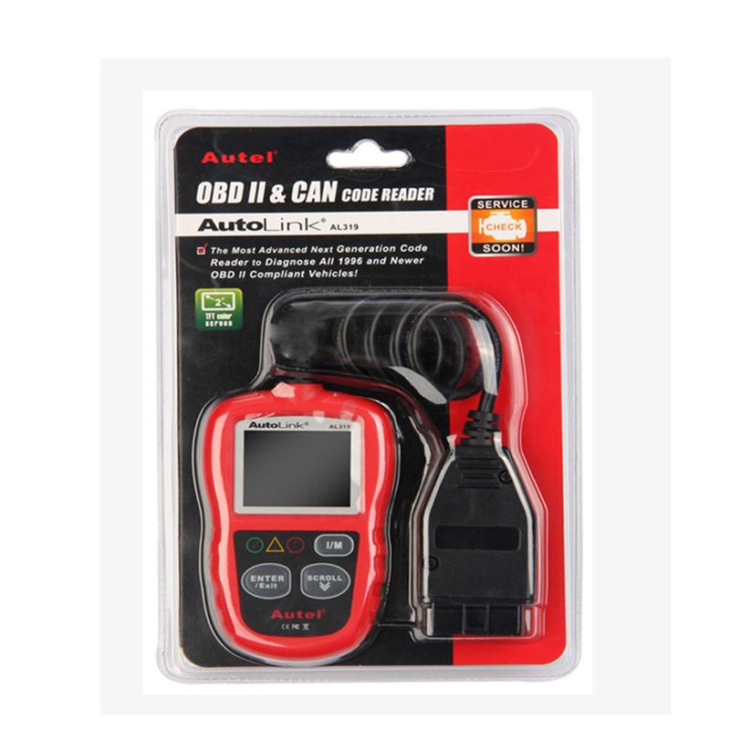 道 通Autel AutoLink AL319自动诊断工具OBD2代码读取器扫描仪