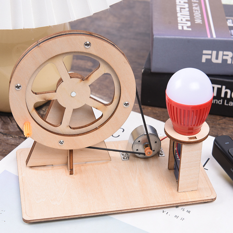 Science Experiment Hand-Crank Generator Science Project for Primary School Students Children's Creative Invention DIY Kit