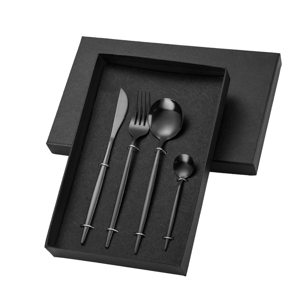 블랙-4 피스 세트