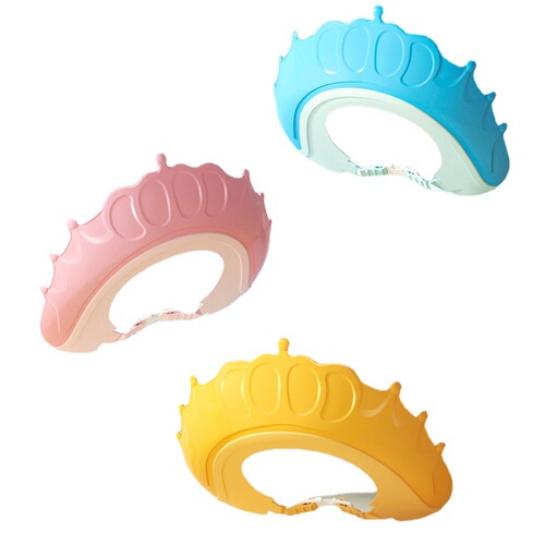 Children's shampoo cap, infant and toddler cartoon shampoo artifact, silicone shampoo cap, ear protection, eye protection, waterproof baby shower cap