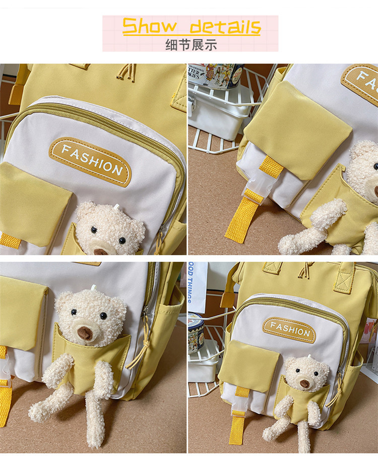 Mochila ultraligera de nailon para mujer, de gran capacidad, ideal para viajes y escuela, con estampados elegantes, duradera y resistente al agua._voghion.com