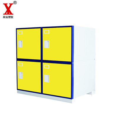 注塑加工ABS塑料彩色折叠更衣柜 游泳馆澡堂储物柜成品模具生产厂