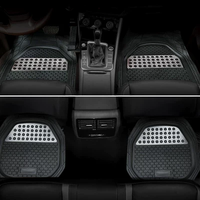 Universal Foot Pad mat for the driver's - full-set-of-4-pieces-without-bridge