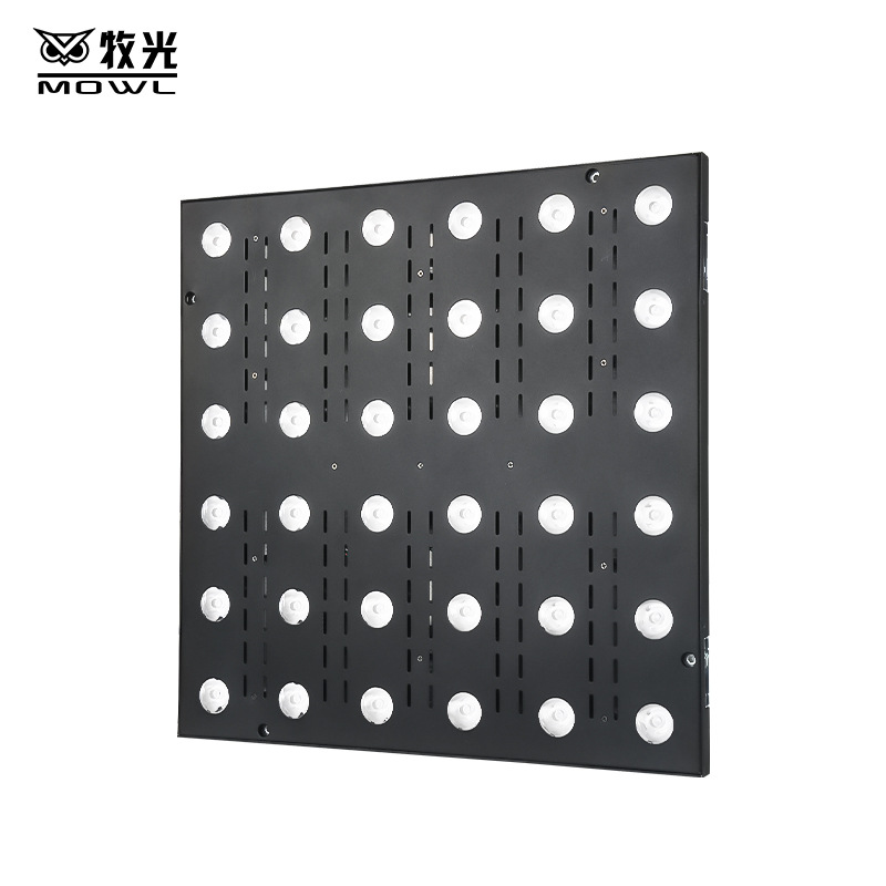 LED etapa KTV a todo color 36 luces de matriz de oro que realizan luces de efecto especial de fondo de la boda a todo color haz luces teñidas