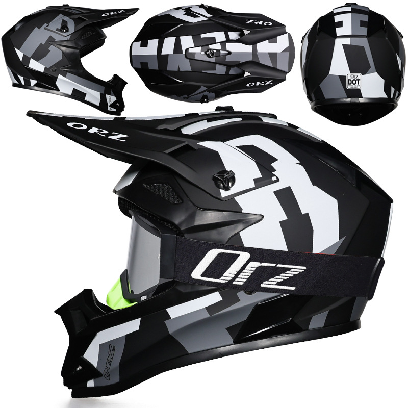Nuevo casco de ciclismo Off-Road Orz, casco de rally para hombres y mujeres, casco todoterreno transpirable de carreras ADV de talla grande