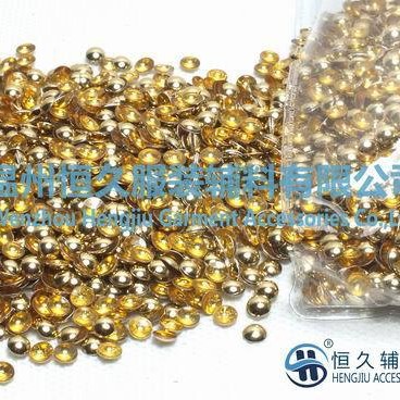 深金色铝半圆/国产半圆/环保半圆烫片/6mm仿进口半圆