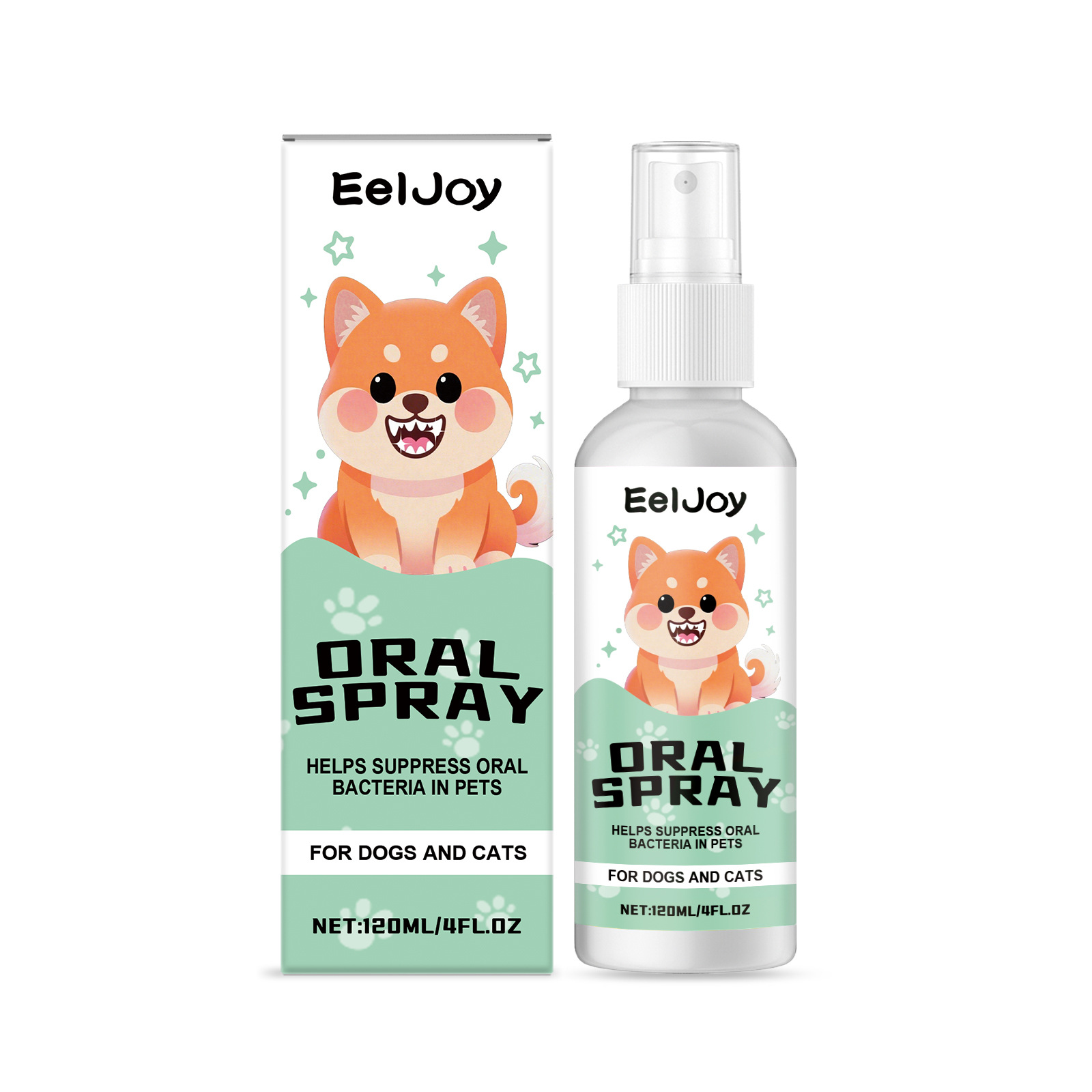 EelJoy 宠物口腔喷雾 清新宠物口气呵护牙齿洁净牙垢牙黄护理喷雾