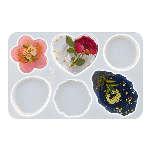 Universal air bag mobile phone holder glue mold DIY traceless paste resin mobile phone holder base silicone mold