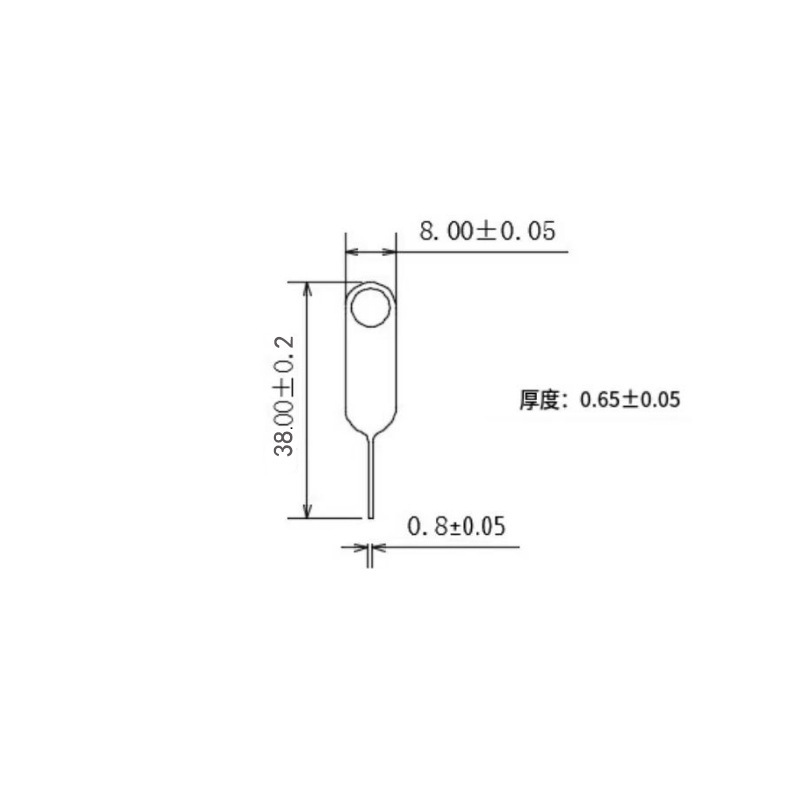 304高品質ステンレス製カード取り針延長針底リング汎用型カード取り針ピン取り機|undefined