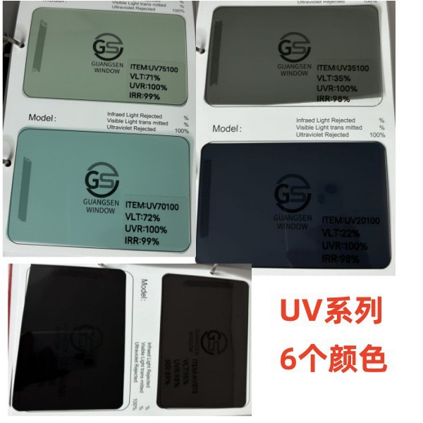 A Whole Roll of Car Window Film, Sun Protection Film for Front Windshield, Heat Insulation Film, Explosion-Proof Car Glass