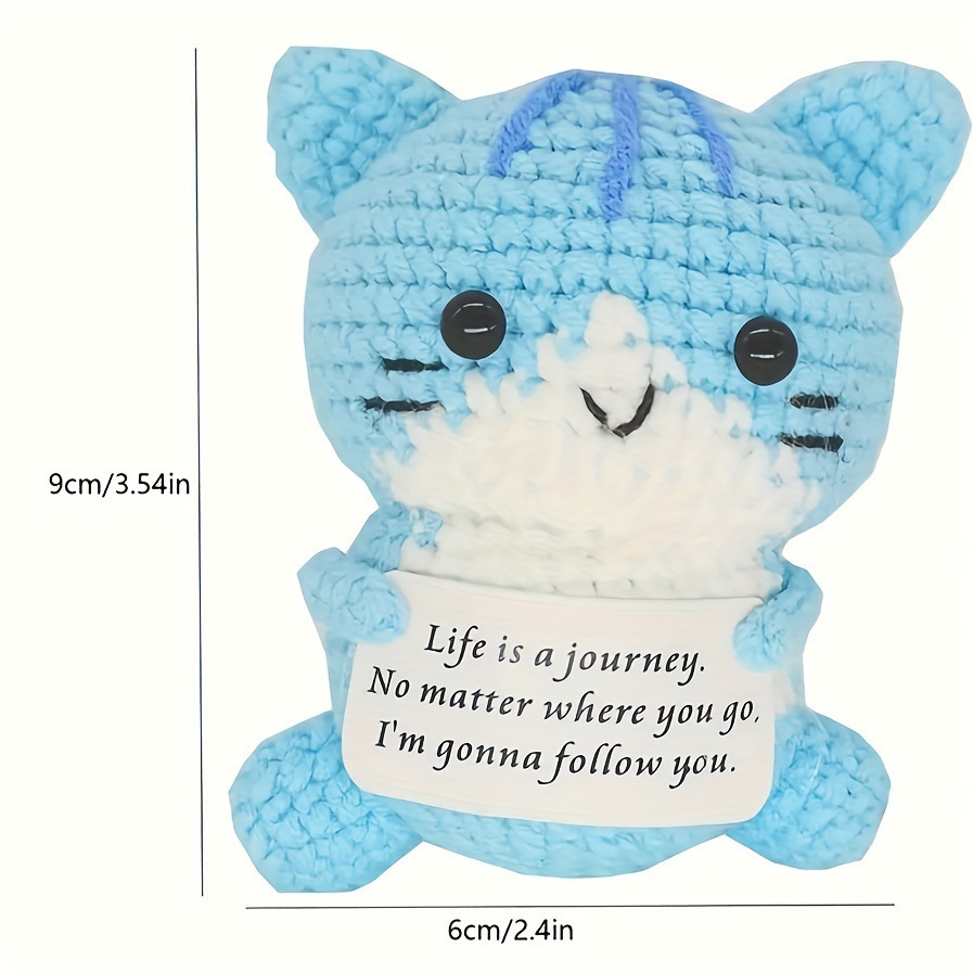 国境を越えてアマゾンの毛糸を販売している手作りのニット鉤織動物ペンギンは積極的に面白い減圧人形が座っている