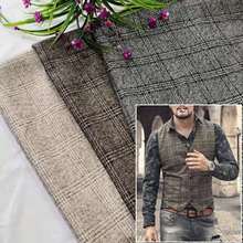 绍兴厂家现货新疆棉春秋TR格子布  男装西装马夹裙装格子毛呢面料