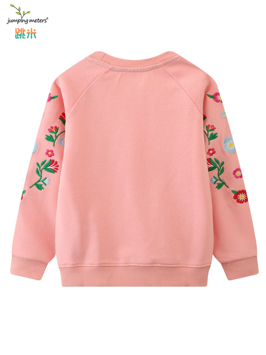 Sudadera de primavera para niños, estilo europeo y americano, jersey para bebés y niños pequeños, sudadera de punto con bordado.