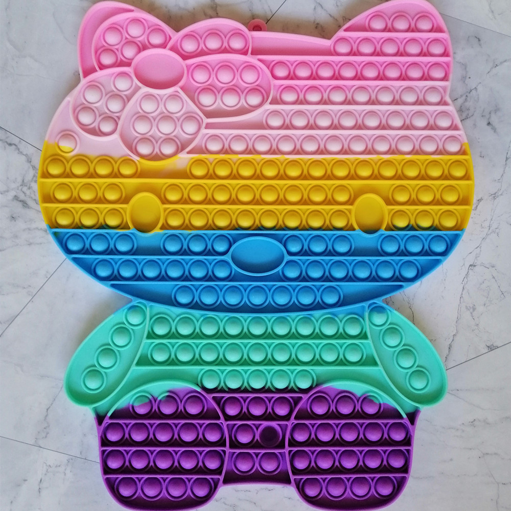 彩虹款大号灭鼠先锋我是高手儿童心算彩色新品硅胶灭鼠先锋大尺寸