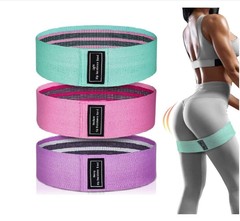 Cross-border resistance band deep squat torture buttocks circle fitness elastic buttocks circle yoga pull ring-shaped elastic stretching band 