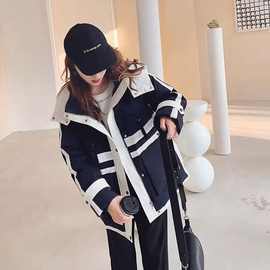 新款女羽绒棉服2024工装加厚韩版宽松显瘦时尚学生外套潮流推荐
