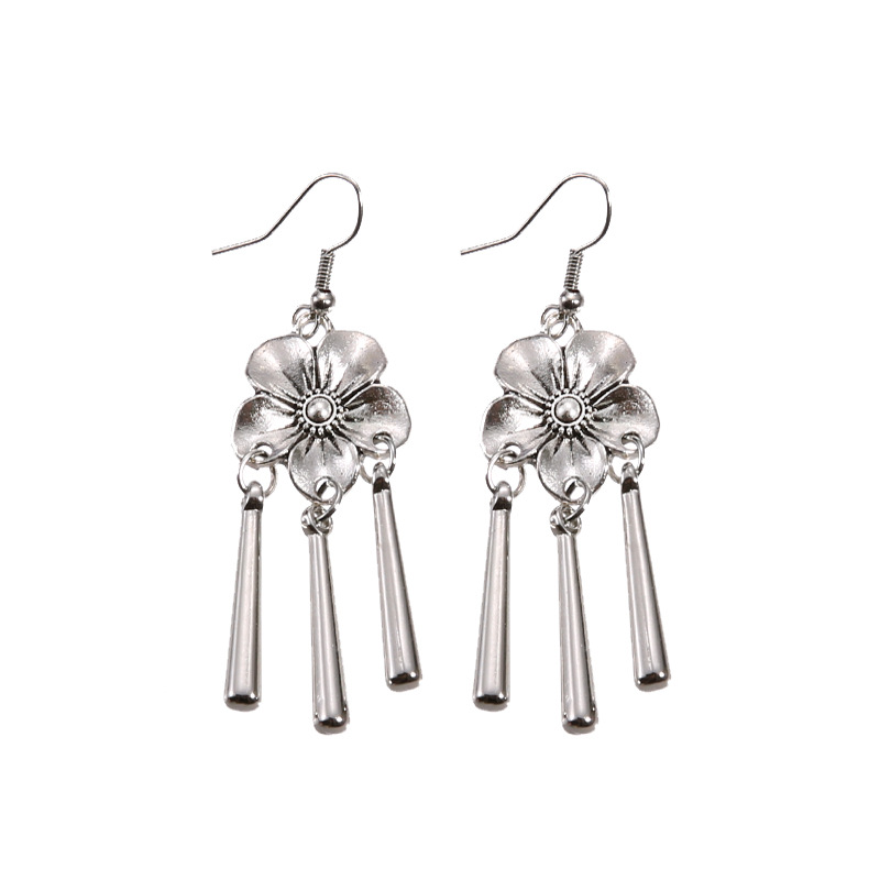 [Model 25-Plum Blossom]-Silver Hook