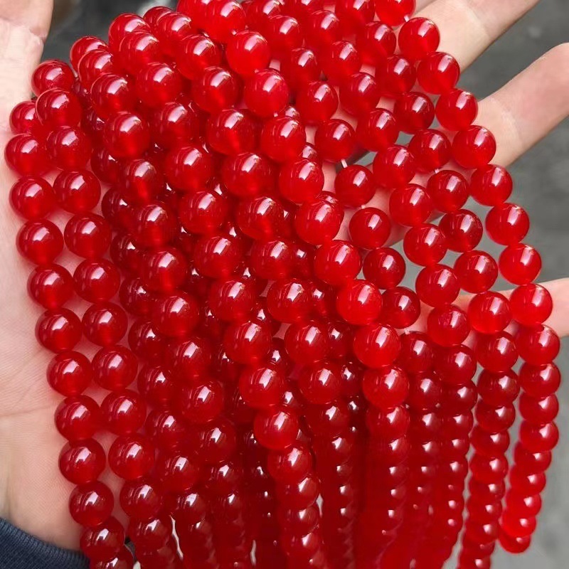 大紅玉髄瑪瑙紅玉散珠半製品diyアクセサリーブレスレットメーカー直売卸売り水晶|undefined