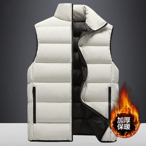 면다운조끼-화이트