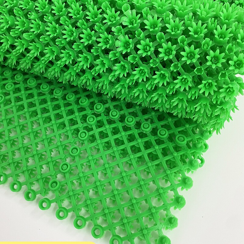 Artificial Turf Plastic Grass Green Seafood Sushi Display Cabinet Fake Grass Refrigerator Soft Grass Mat