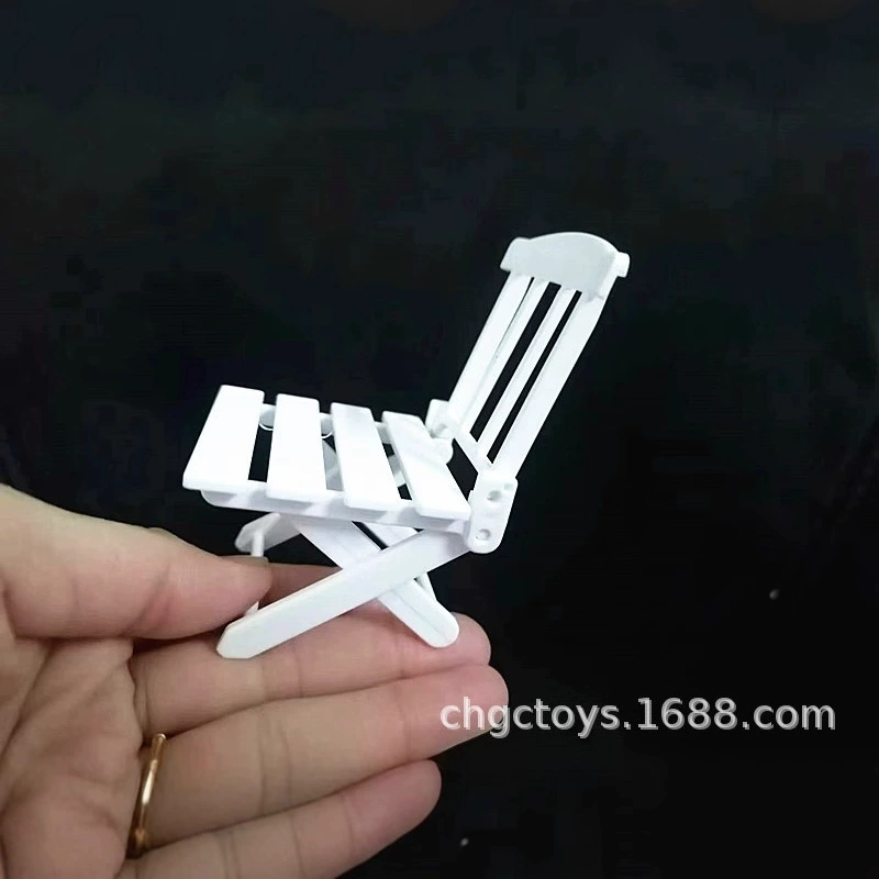 Маленький складной кукольный домик, пляжная мебель для семьи для отдыха, масштаб 1:12, 5 см