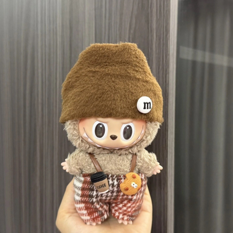 labubu坐坐派对娃衣一二代盲盒用Labubu娃衣拉布布衣服毛绒搪胶脸|undefined