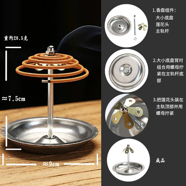 Alloy small iron plate [4 hours incense plate]