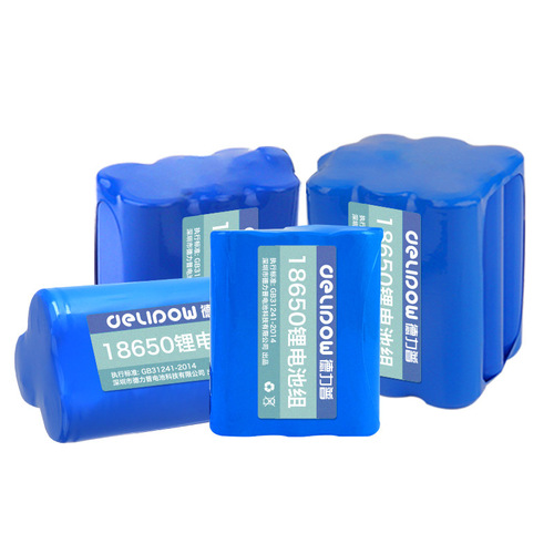 Delipu 12V lithium battery large capacity outdoor audio and security equipment ternary lithium battery 18650 lithium battery pack