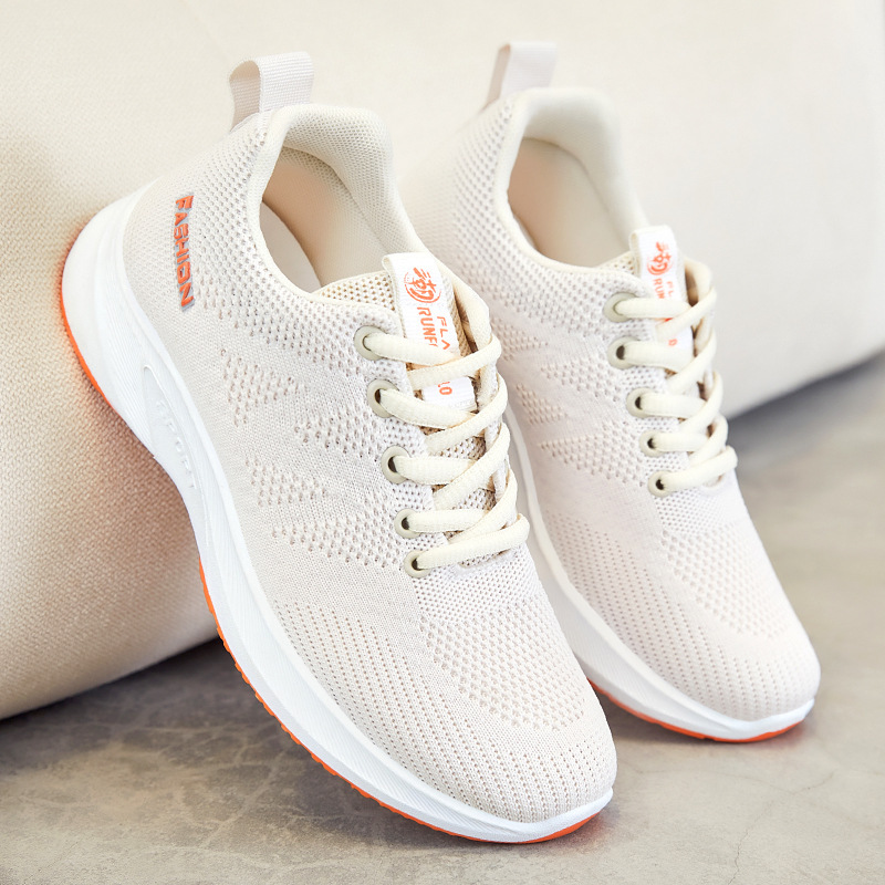 Shoes for Women 2024 Spring and Summer New Breathable Fly Woven Mesh Running Shoes for Women Casual Lightweight Soft-Soled Sports Shoes for Women Shoes for Women 2024 Spring and Summer New Breathable Fly Woven Mesh Running Shoes for Women Casual Lightweight Soft-Soled Sports Shoes for Women