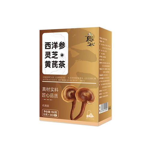 Qi, blood, vitality, women's tea triangle bag, American ginseng, Ganoderma lucidum, astragalus tea, longan, Codonopsis pilosula, traditional Chinese medicine, health tea bag