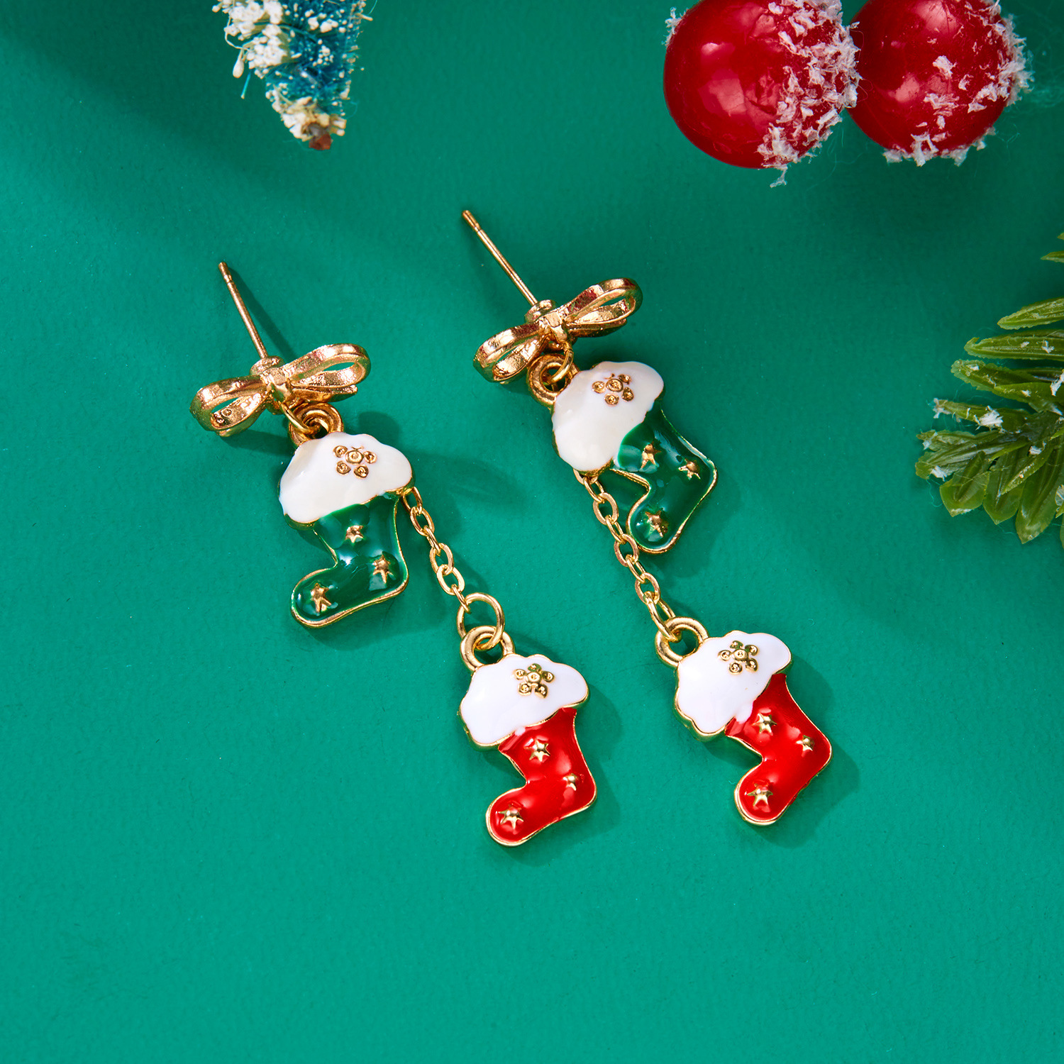 7g Weight Alloy Ear Needle Material Drop Earrings Classification 1 Pair Quantity Festival Occasion Alloy Material Christmas Festival Christmas Hat, Christmas Tree, Santa Claus Pattern Women's Gender Cute, Christmas Style 1 Pair Cute Christmas Christmas Hat Christmas Tree Santa Claus Alloy Drop Earrings 17