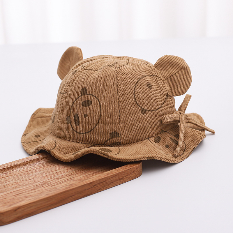 Sombrero de bebé primavera y otoño para niños, sombrero de pescador para niños, sombrero solar para niñas, sombrero de algodón para bebés, verano, lindo y lindo