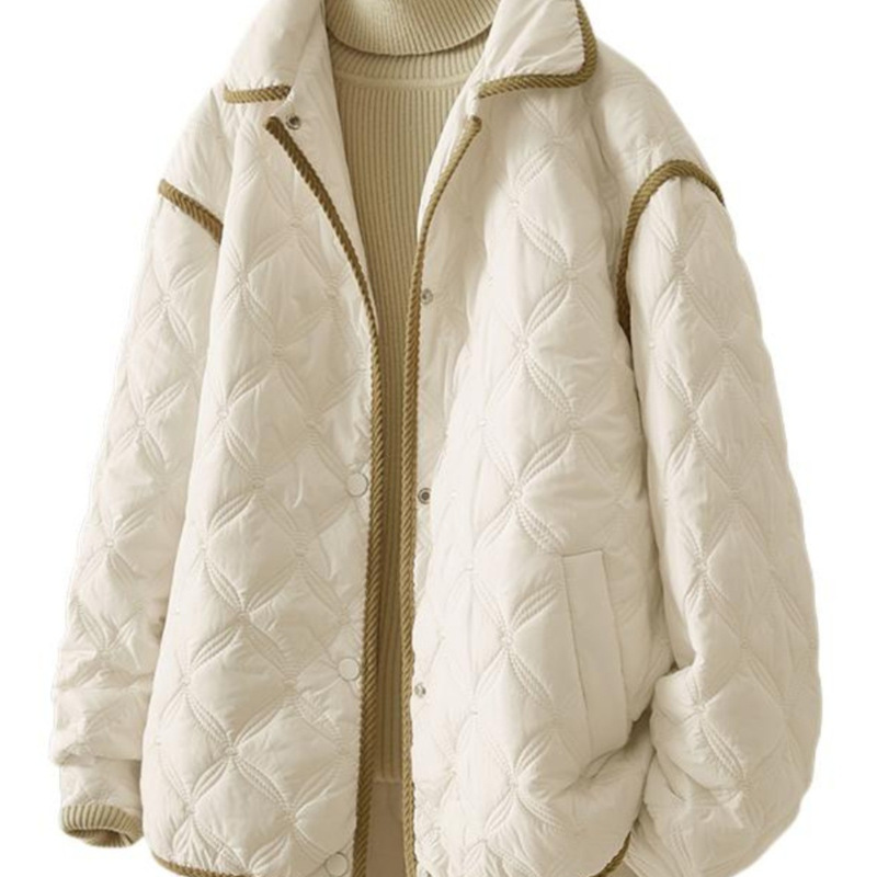 Trendy Cotton-Padded Jacket for Women This Year, 2026 Winter New Lightweight Cotton Coat