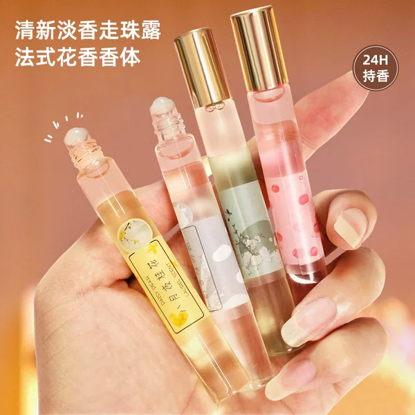 Roll-On Perfume Gardenia Peach Flavor Osmanthus Milk Fragrance Ladies Student Party Fresh Light Fragrance Roll-On Deodorant