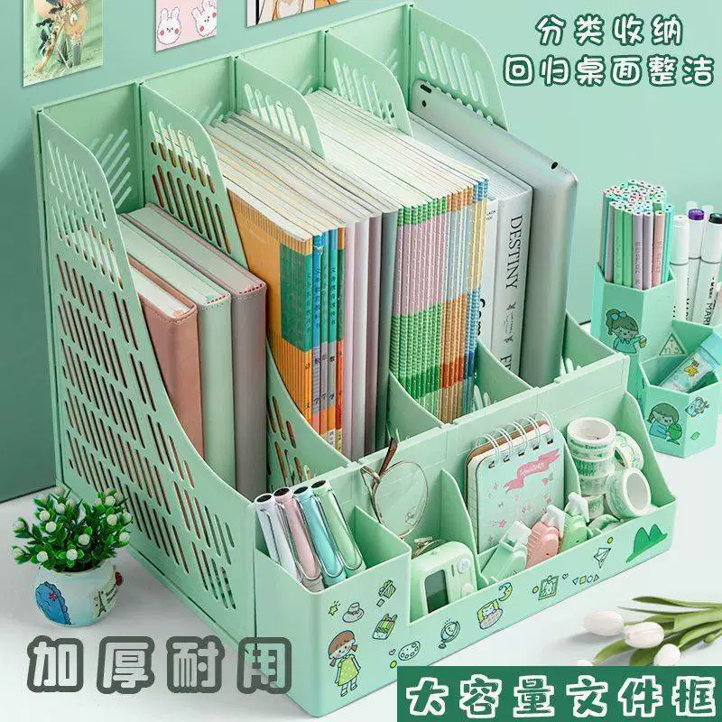 Universal storage box for documents, storage system, increased thickness