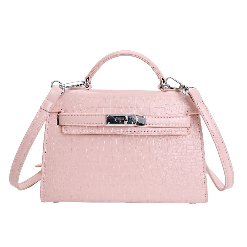 Nicho popular cocodrilo portátil bolso Kelly mujer 2026 nueva moda versátil alta sensación de hombro mochila