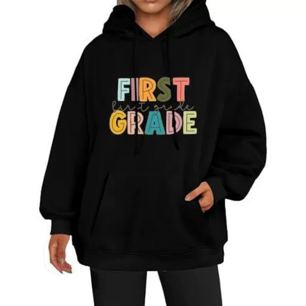 Cross-border European and American Opening Season Teenage Girls College Style Oversized Printed Sweater Y2K Pink Hoodie