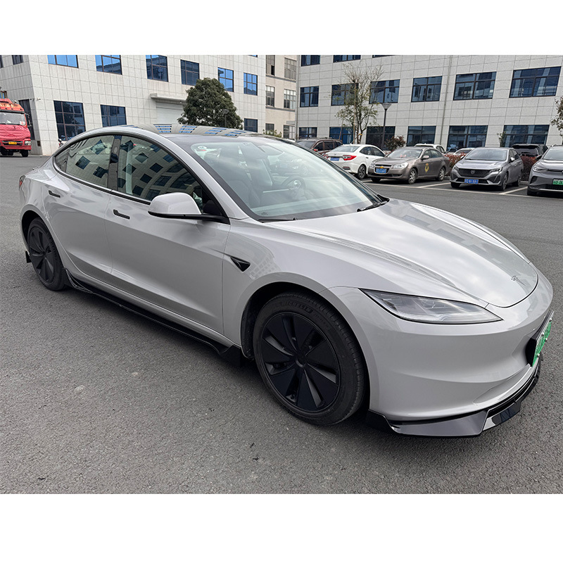 Suitable for rejuvenating the new version of Tesla model3 front lip front bumper protection front shovel rear lip side skirt air force kit