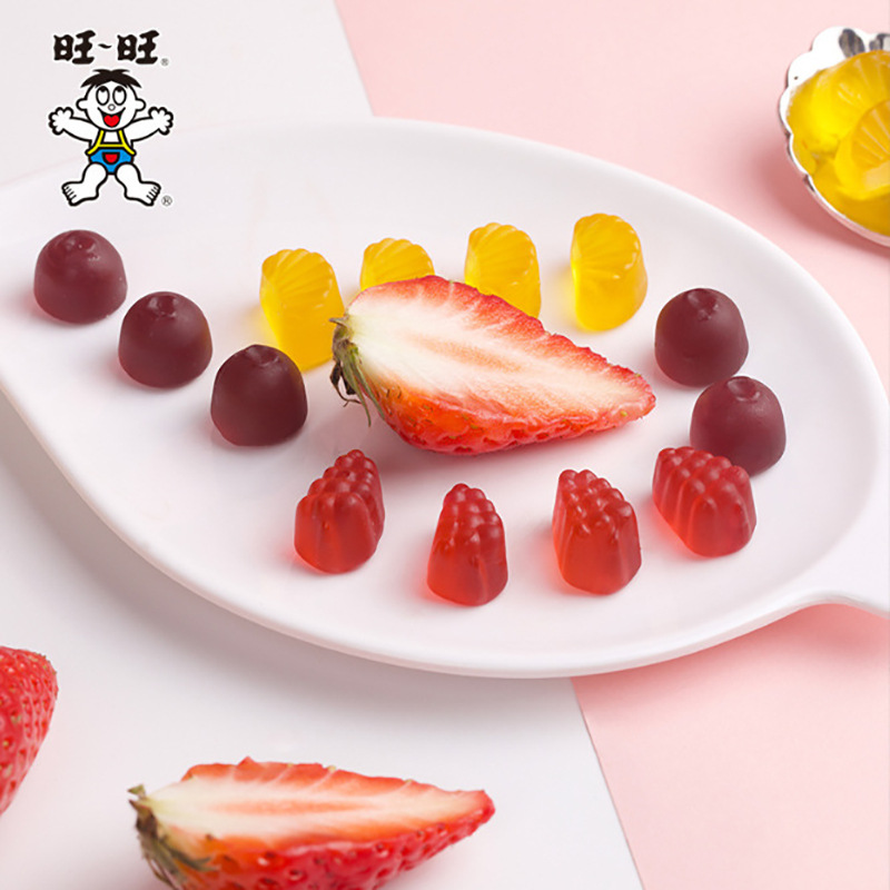 Wang Zai 70g Wangwang QQ Candy Various Mixed Flavors Juice Gummies Children's Leisure Snacks Supermarket Same Version Wholesale
