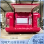 宣传商用红色咖啡餐车