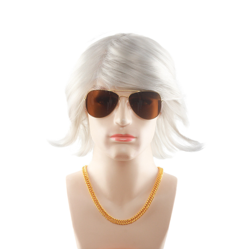 Amazon cross-border European and American foreign trade oblique bangs short hair wig headgear factory supply in stock wholesale Amazon cross-border European and American foreign trade oblique bangs short hair wig headgear factory supply in stock wholesale