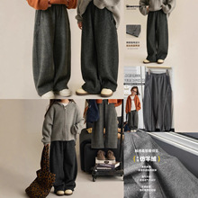 101410 【儿童一体加绒弯刀裤】单色入手 一件代发包邮！