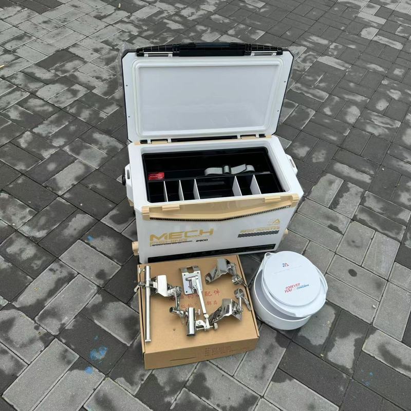 一帆精工正品29L新款钓箱不锈钢全套配件六面聚氨酯超硬钓鱼箱|undefined